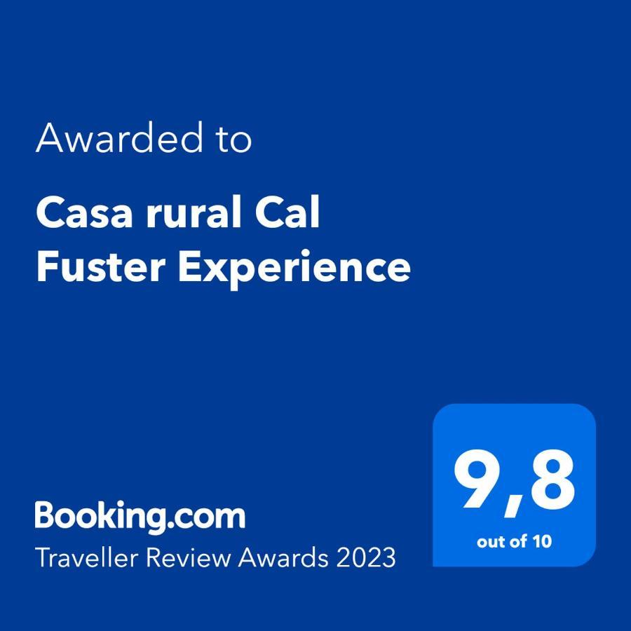 Casa Rural Cal Fuster Experience Terrades Extérieur photo